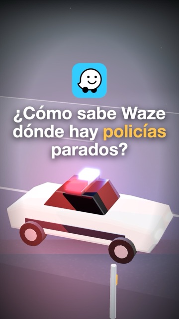 Portada del vídeo sobre cómo Waze avisa de la policía